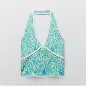 ZARA Knit Halter Top